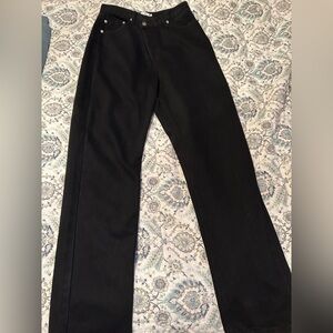 Rue 21 black straight baggy jeans size 6
